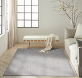 nourison tobiano tob01 silver rug