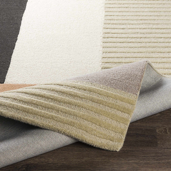 Hauteloom Glenmavis GLNMV Black Hand Tufted Wool Rug