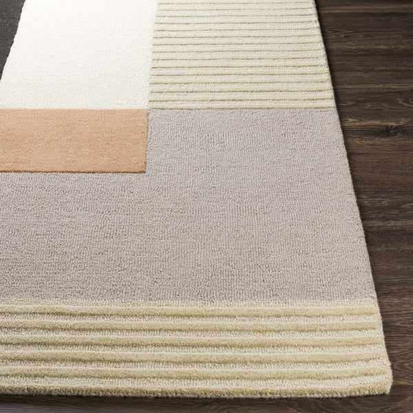 Hauteloom Glenmavis GLNMV Black Hand Tufted Wool Rug