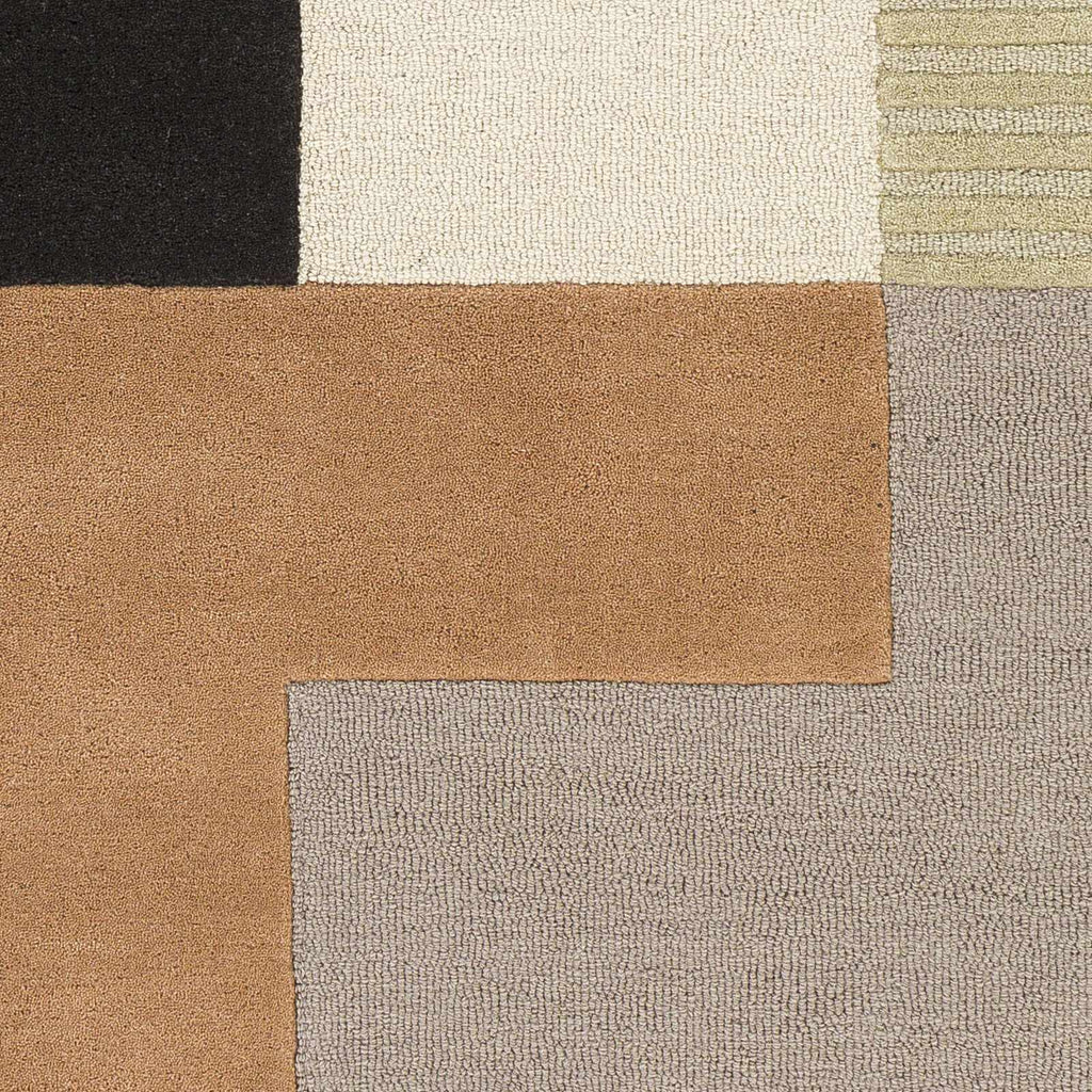 Hauteloom Glenmavis GLNMV Black Hand Tufted Wool Rug