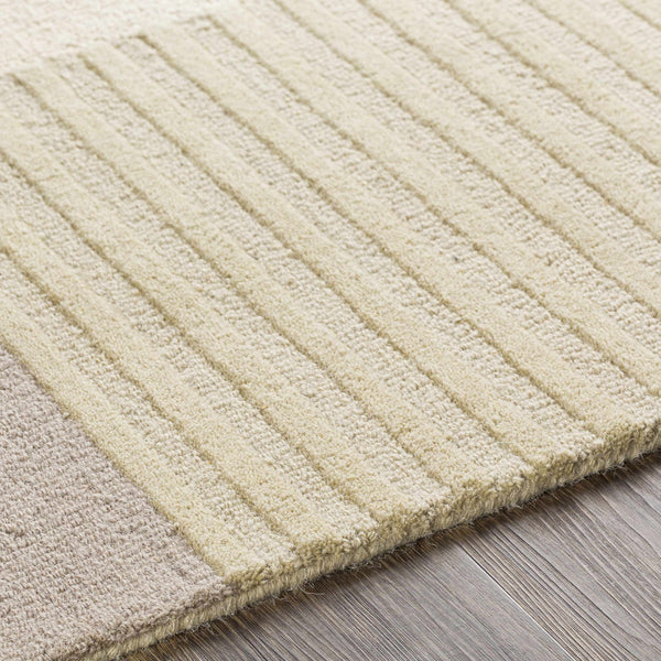Hauteloom Glenmavis GLNMV Black Hand Tufted Wool Rug
