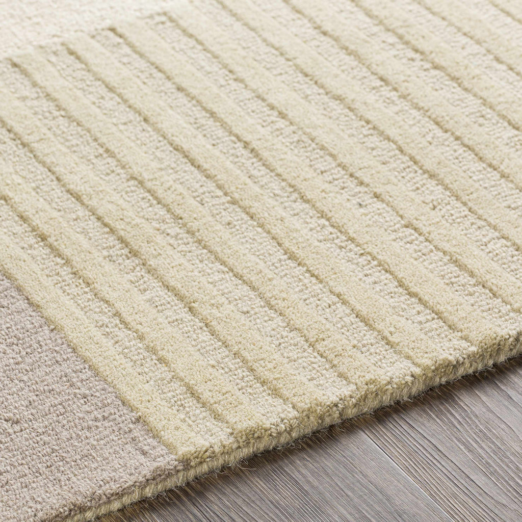 Hauteloom Glenmavis GLNMV Black Hand Tufted Wool Rug