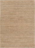 Hauteloom Glover GLOV Tan Woven/Flatwoven Jute Rug