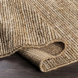 Hauteloom Glover GLOV Tan Woven/Flatwoven Jute Rug