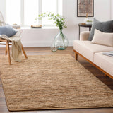 Hauteloom Glover GLOV Tan Woven/Flatwoven Jute Rug
