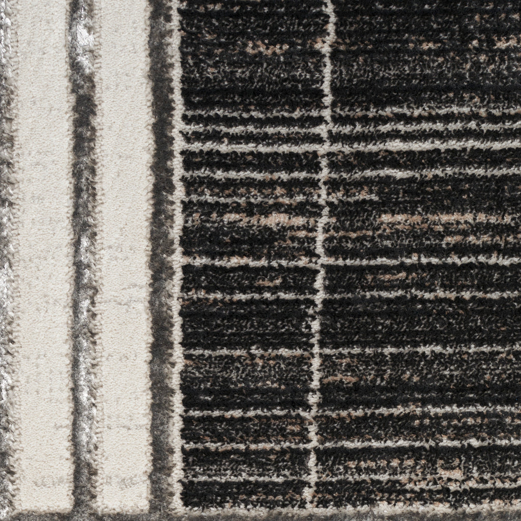 nourison desire dsr01 charcoal silver rug
