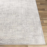 Hauteloom Glyncorrwg GLYNC Light Gray Machine Made Polypropylene Rug