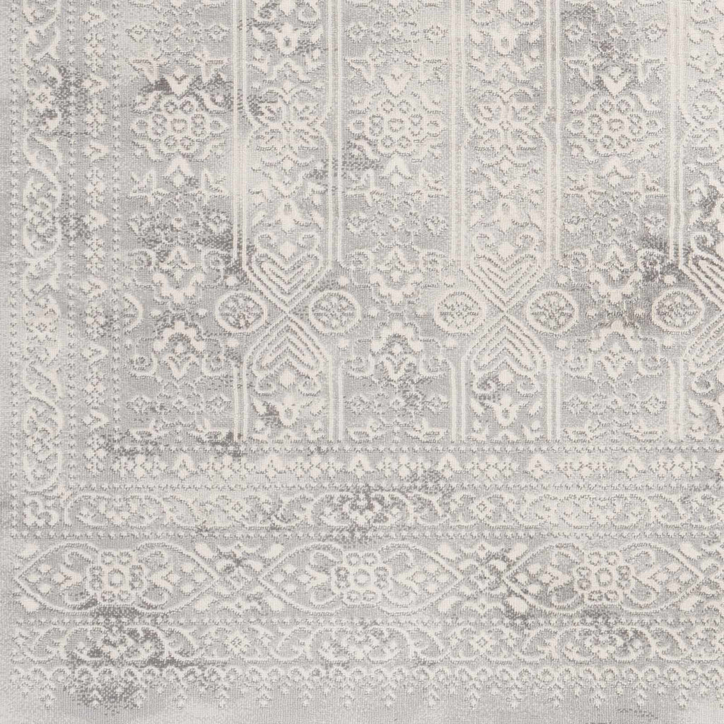 Hauteloom Glyncorrwg GLYNC Light Gray Machine Made Polypropylene Rug