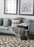 Hauteloom Guiseley GUI Black Hand Tufted Wool Rug