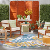 nourison aloha alh18 ivory multi rug