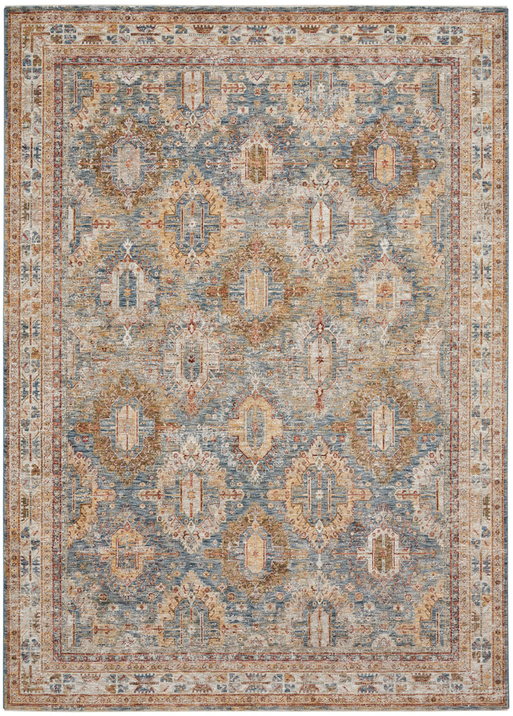 nourison sahar shr01 blue rug