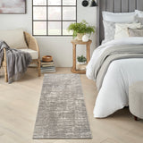 nourison sustainable trends sut01 ivory grey rug