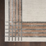 nourison desire dsr01 ivory silver rug