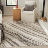 nourison sustainable trends sut05 beige grey rug