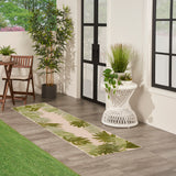 nourison aloha alh40 ivory green rug