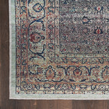 nourison grand washables grw04 emerald rug