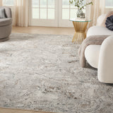 nourison glitz glz20 grey multicolor rug