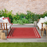 nourison nourison essentials nre02 brick ivory rug