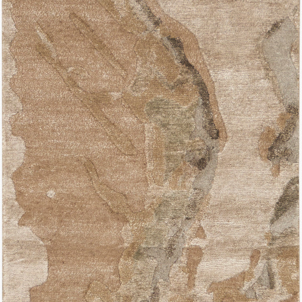 nourison silk shadows sha24 beige silver rug