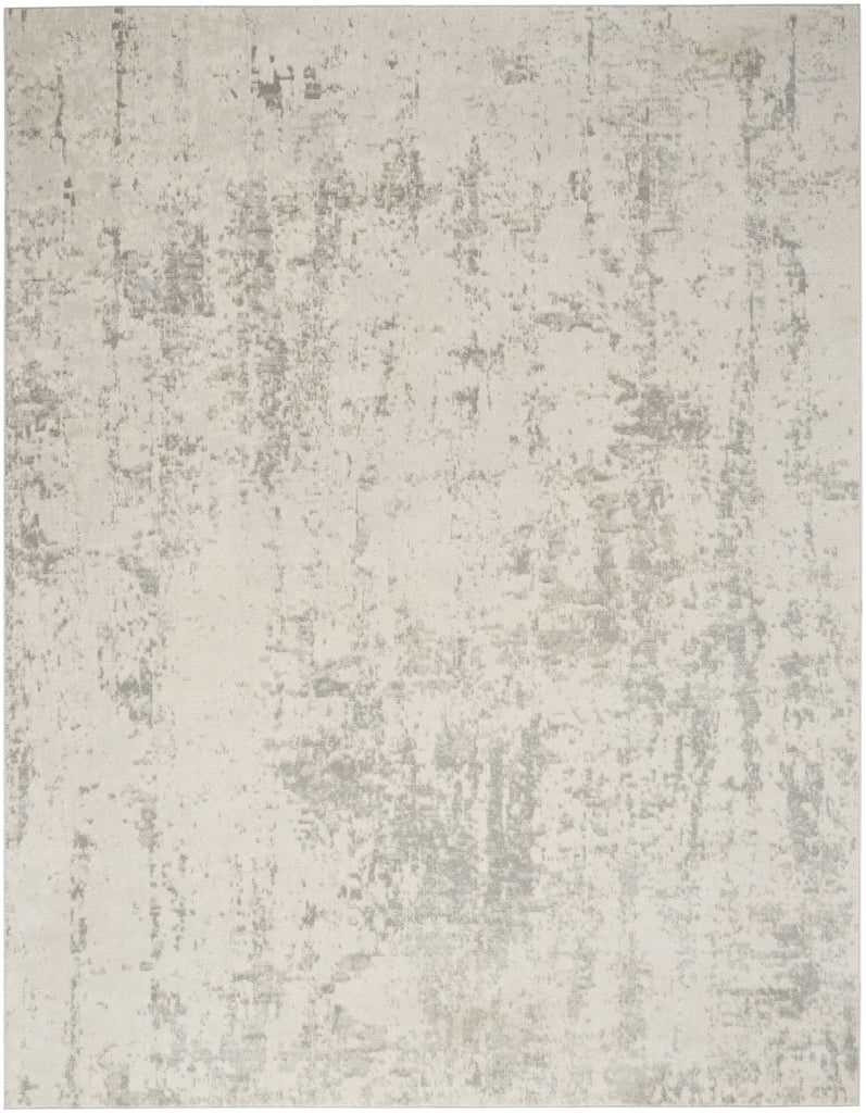 nourison quarry qua01 cream grey rug