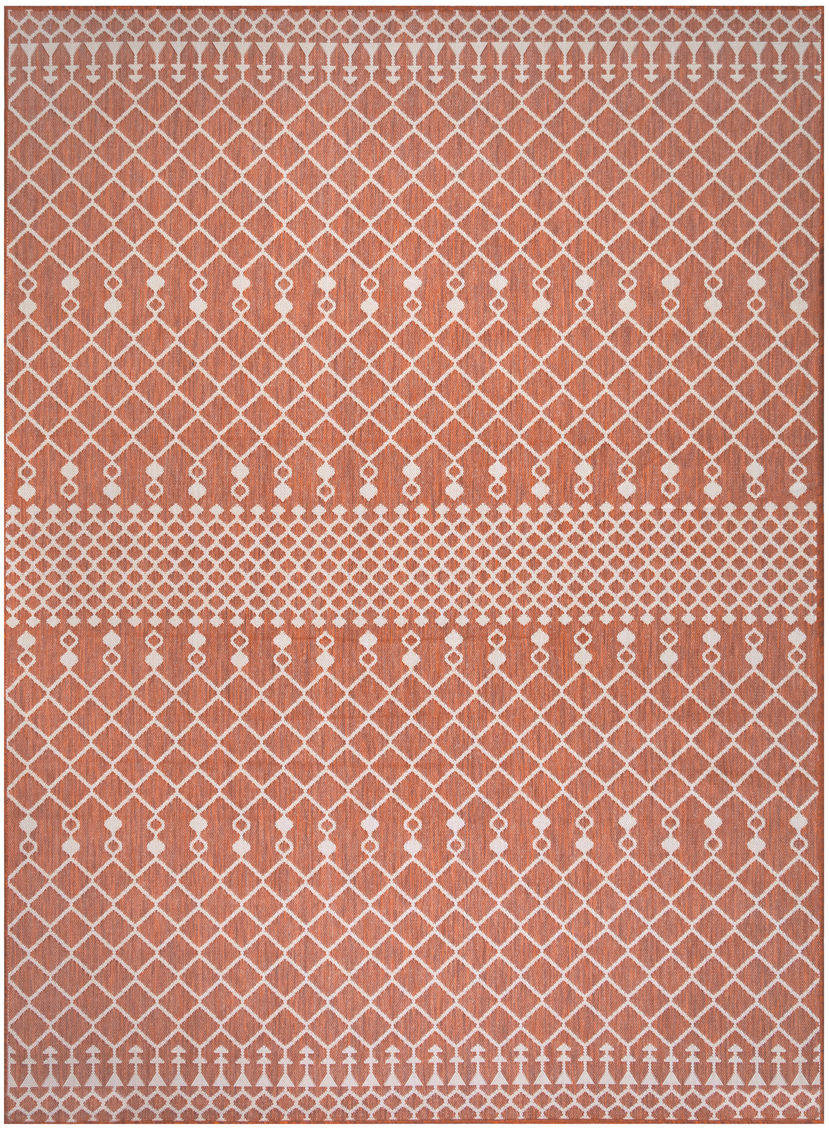 nourison positano pos02 terracotta rug