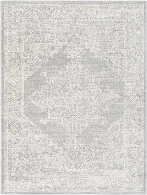 Hauteloom Gormania GORMA Light Gray Machine Made Polypropylene Rug