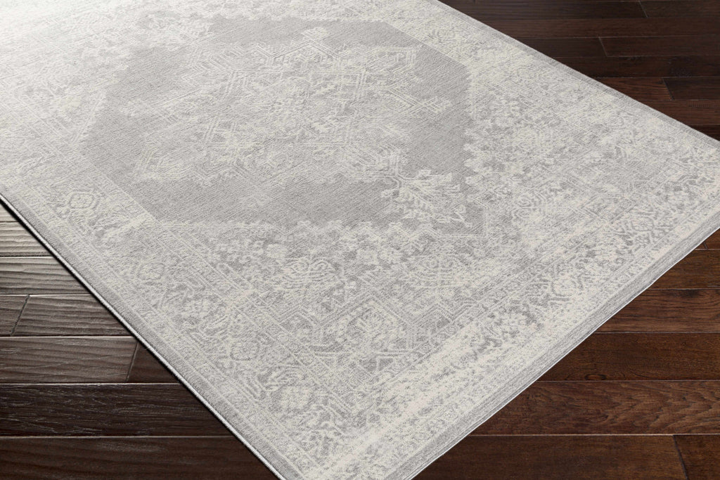 Hauteloom Gormania GORMA Light Gray Machine Made Polypropylene Rug