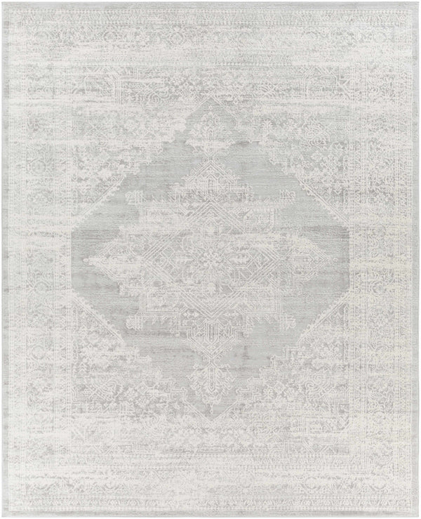 Hauteloom Gormania GORMA Light Gray Machine Made Polypropylene Rug