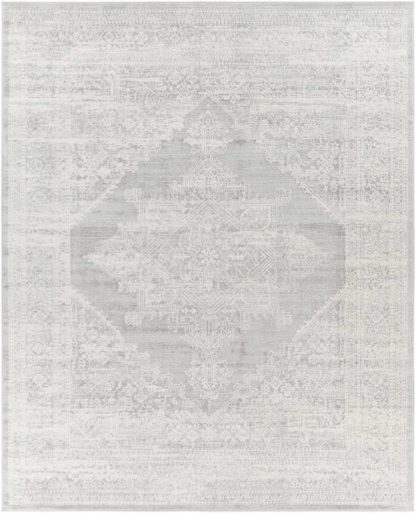 Hauteloom Gormania GORMA Light Gray Machine Made Polypropylene Rug