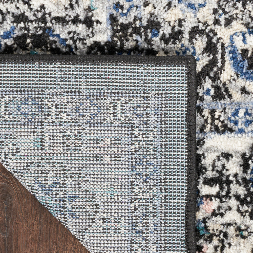 nourison passion psn03 black ivory rug
