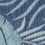 nourison garden oasis goa02 navy rug