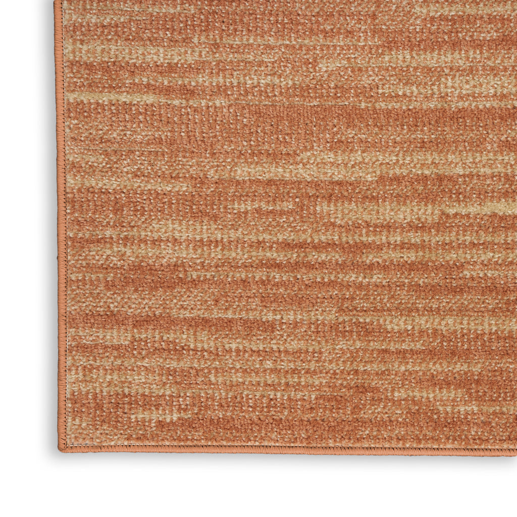nourison nourison essentials nre01 rust rug