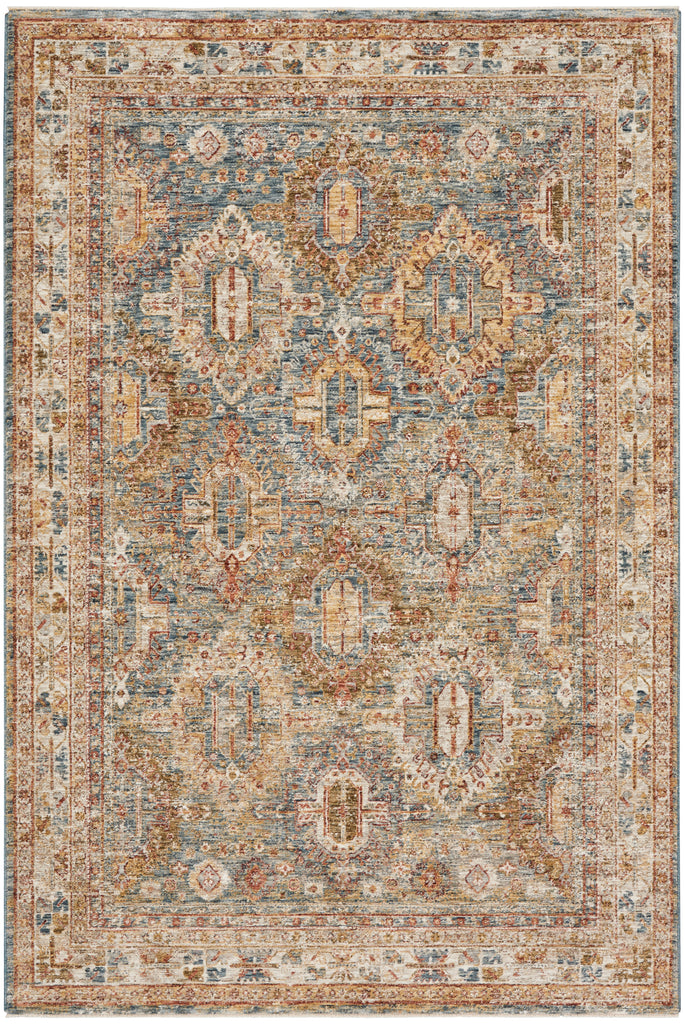 nourison sahar shr01 blue rug
