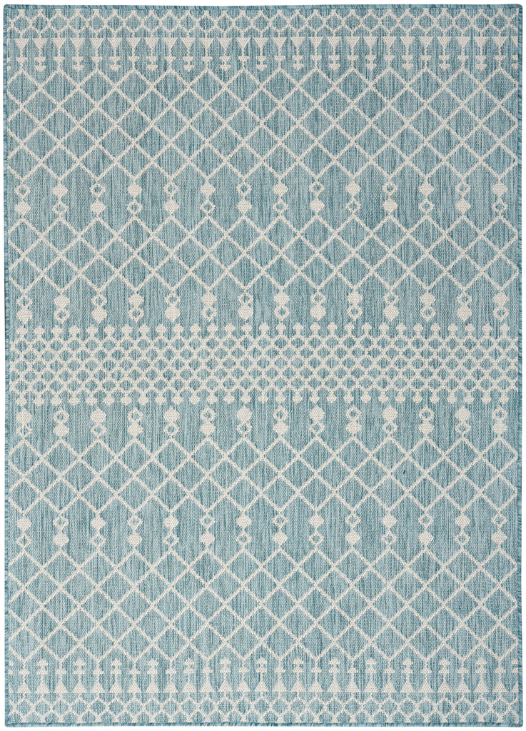 nourison positano pos02 aqua rug