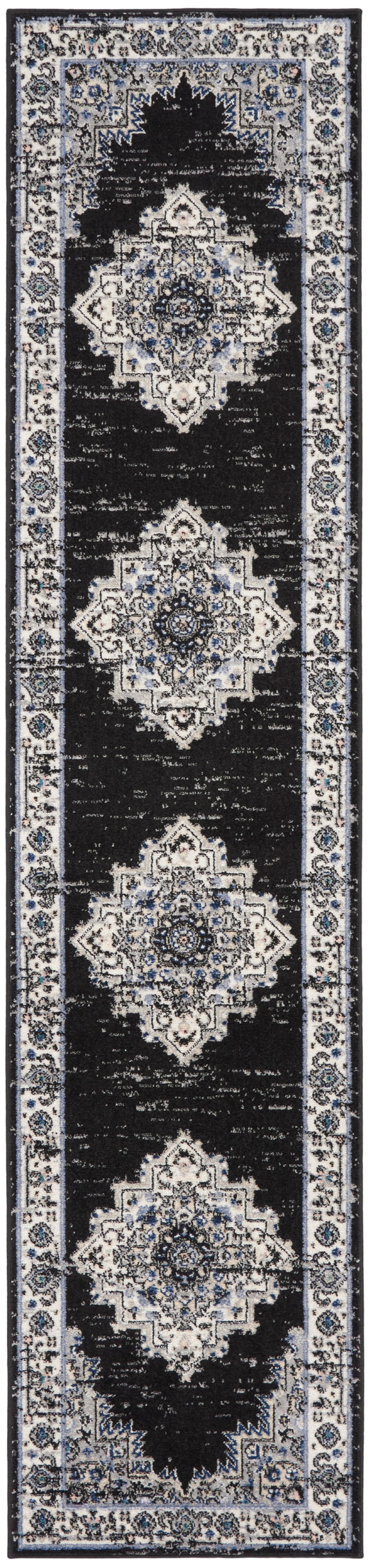 nourison passion psn03 black ivory rug