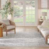 nourison care free caf03 light grey rug