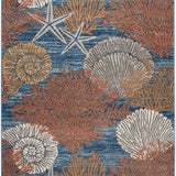 nourison seaside sds04 blue multicolor rug