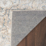 nourison astra machine washable asw12 silver grey rug
