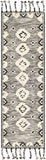 Hauteloom Gardner GRDIR Black Woven/Flatwoven Wool Rug