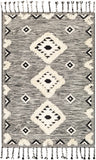 Hauteloom Gardner GRDIR Black Woven/Flatwoven Wool Rug