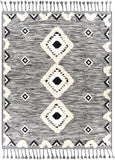 Hauteloom Gardner GRDIR Black Woven/Flatwoven Wool Rug