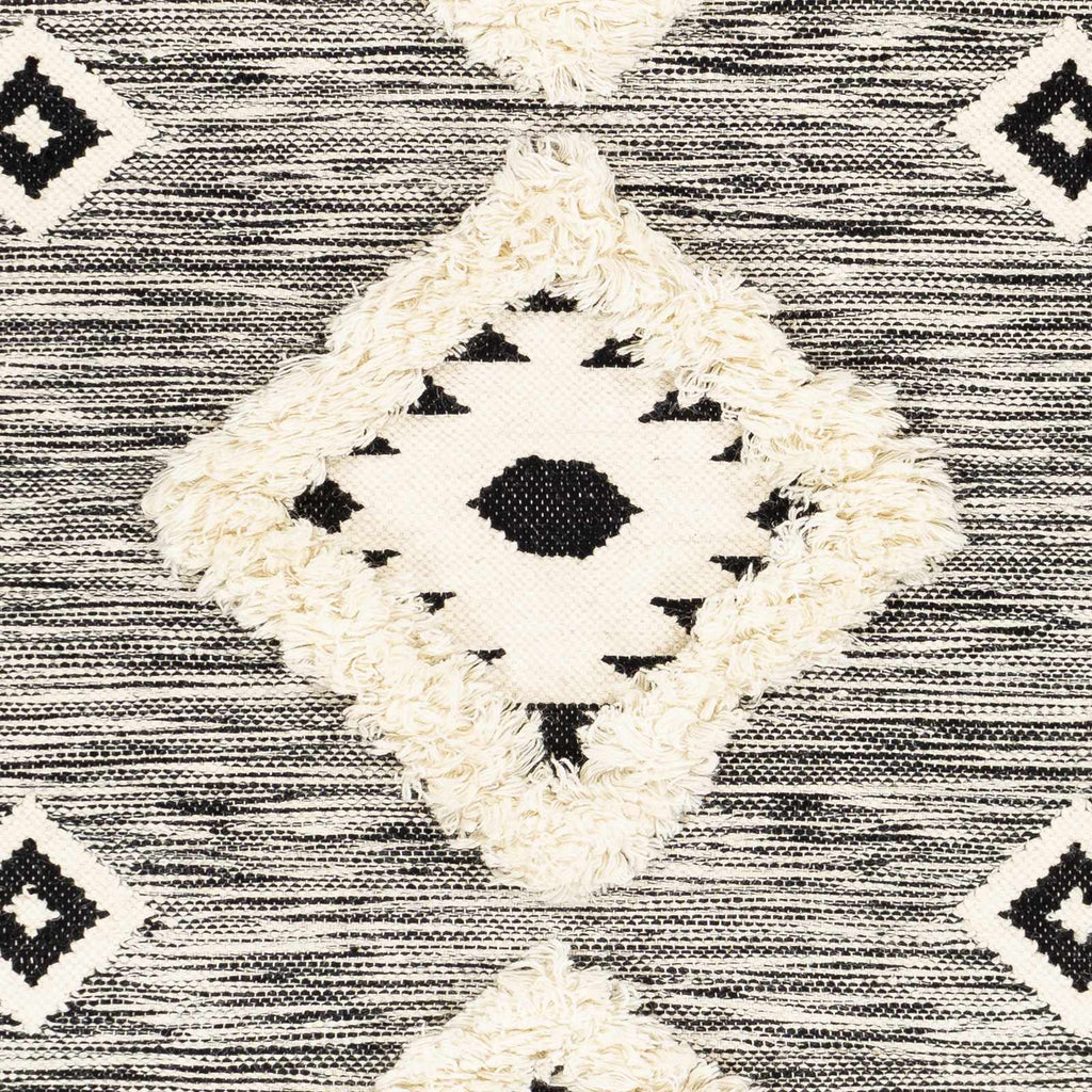 Hauteloom Gardner GRDIR Black Woven/Flatwoven Wool Rug