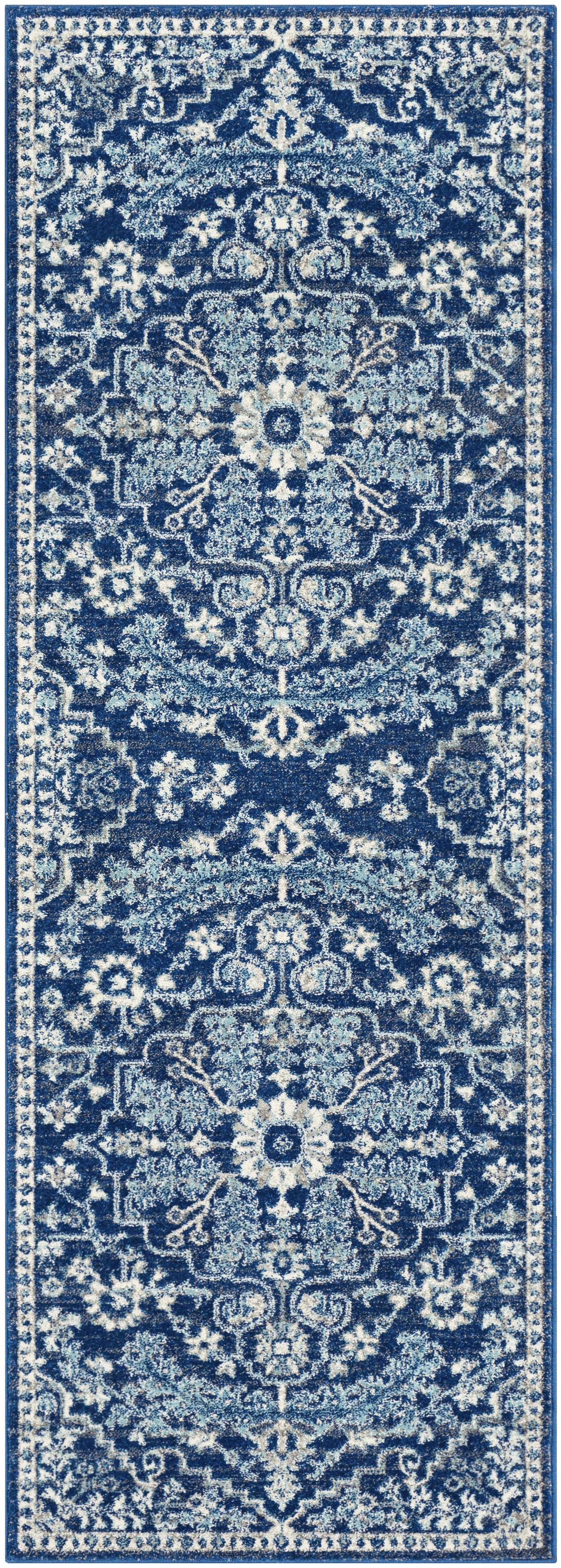 Hauteloom Grenora GREN Teal Machine Made Polypropylene Rug