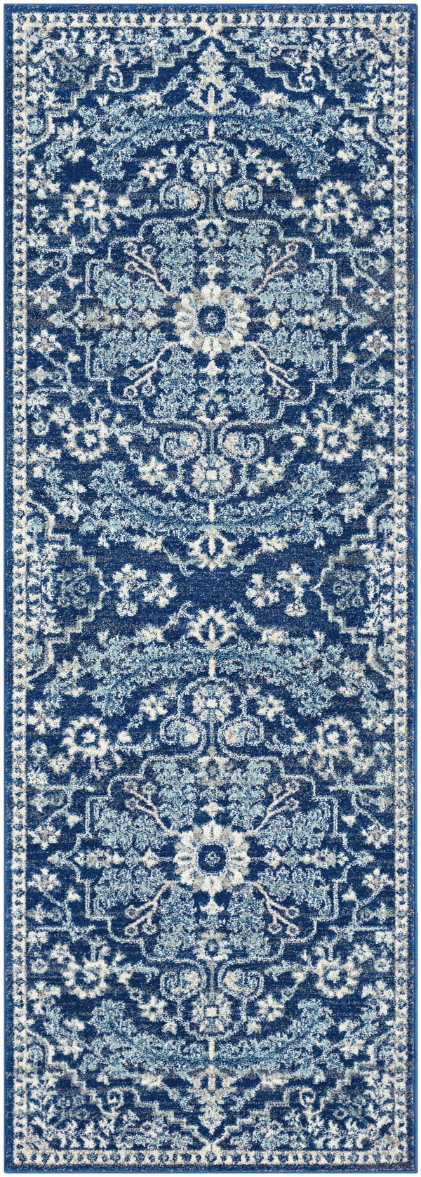 Hauteloom Grenora GREN Teal Machine Made Polypropylene Rug