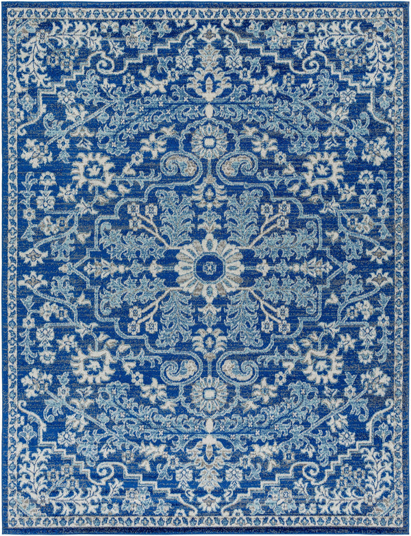 Hauteloom Grenora GREN Teal Machine Made Polypropylene Rug