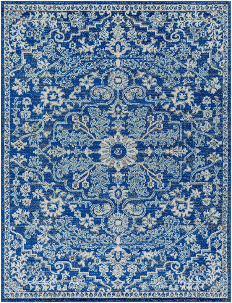 Hauteloom Grenora GREN Teal Machine Made Polypropylene Rug