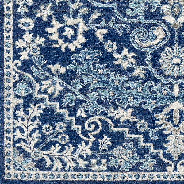 Hauteloom Grenora GREN Teal Machine Made Polypropylene Rug