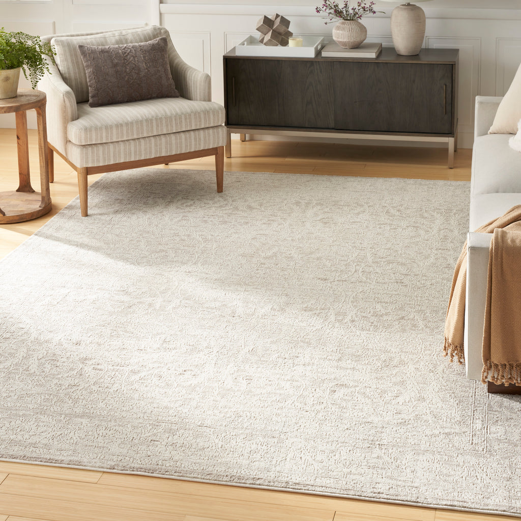 nourison eco cycle ecy03 ivory beige rug
