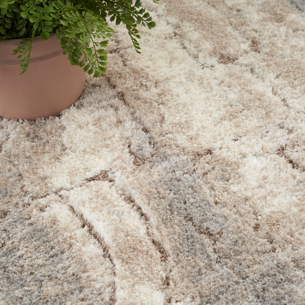 nourison dreamy shag drs09 ivory beige rug
