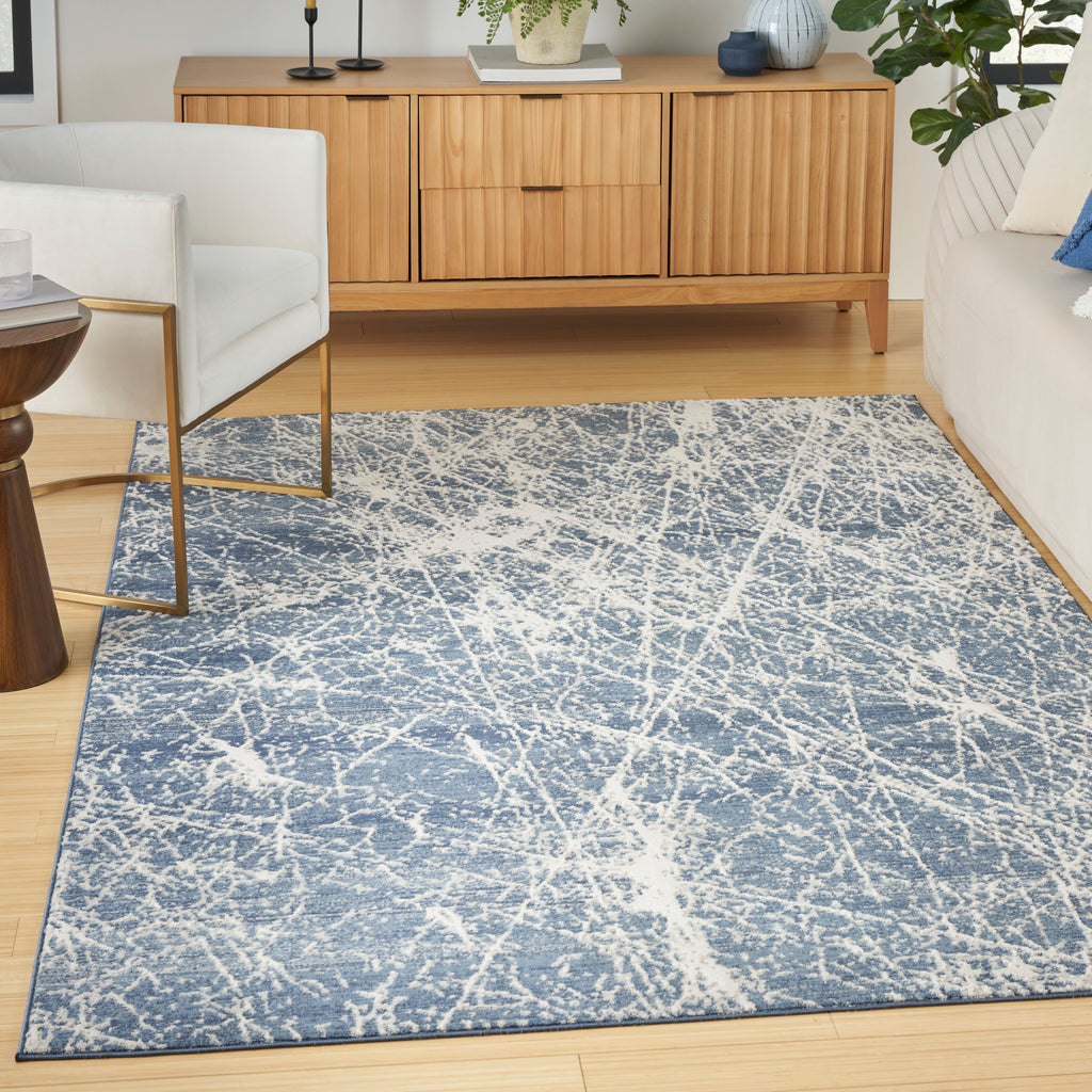 nourison exhale exl02 navy ivory rug